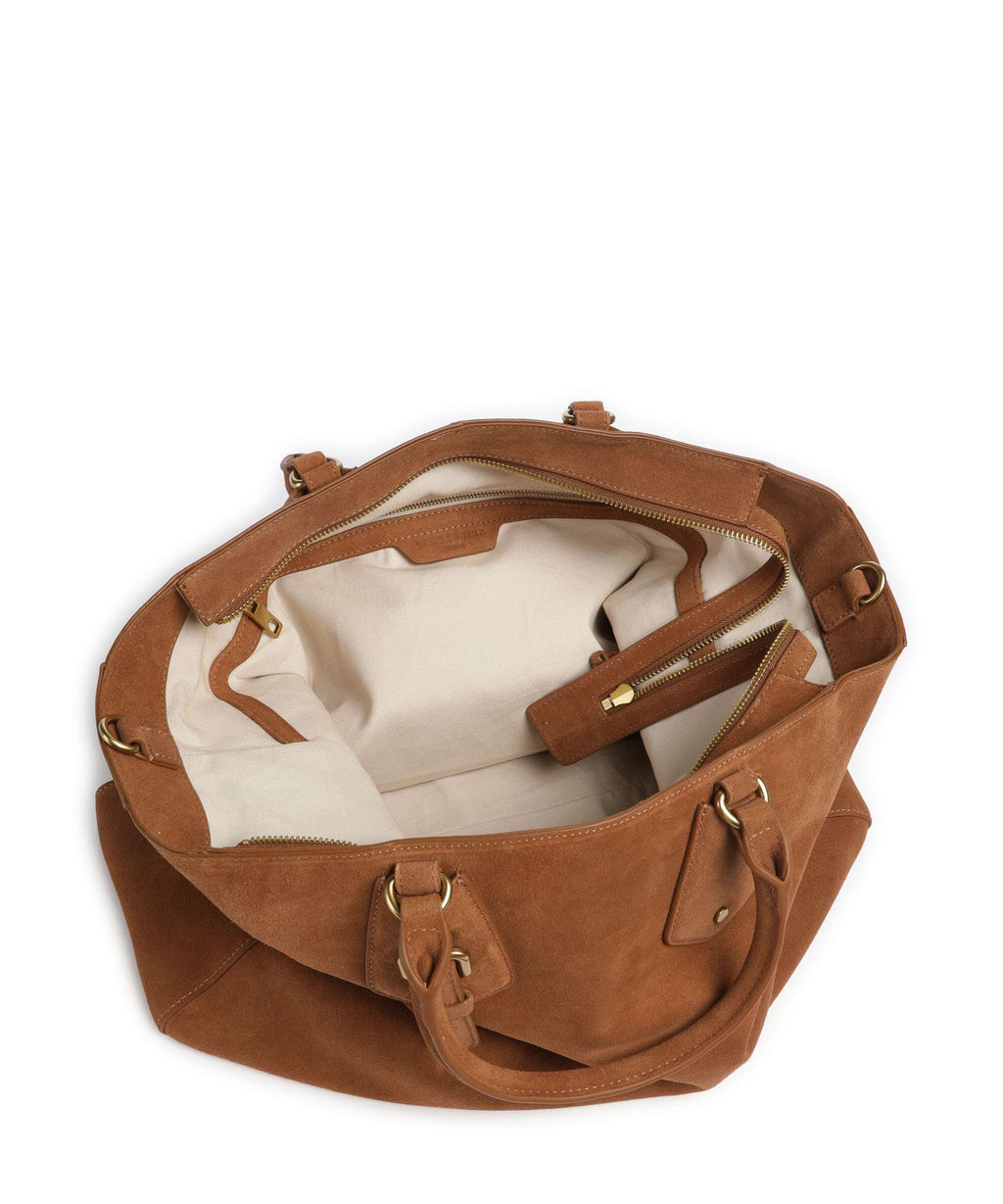 Liebeskind Cora Hydro Suede L Handbag brown