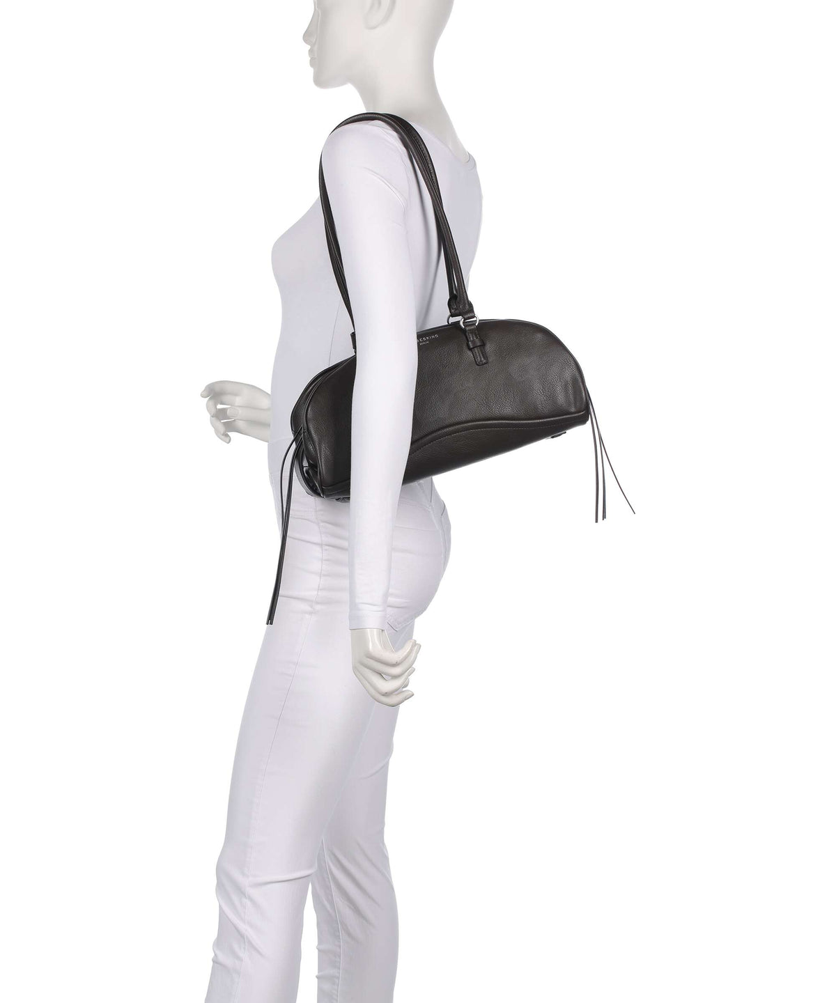 Liebeskind Capri Cow Naturale M Shoulder bag deep soil