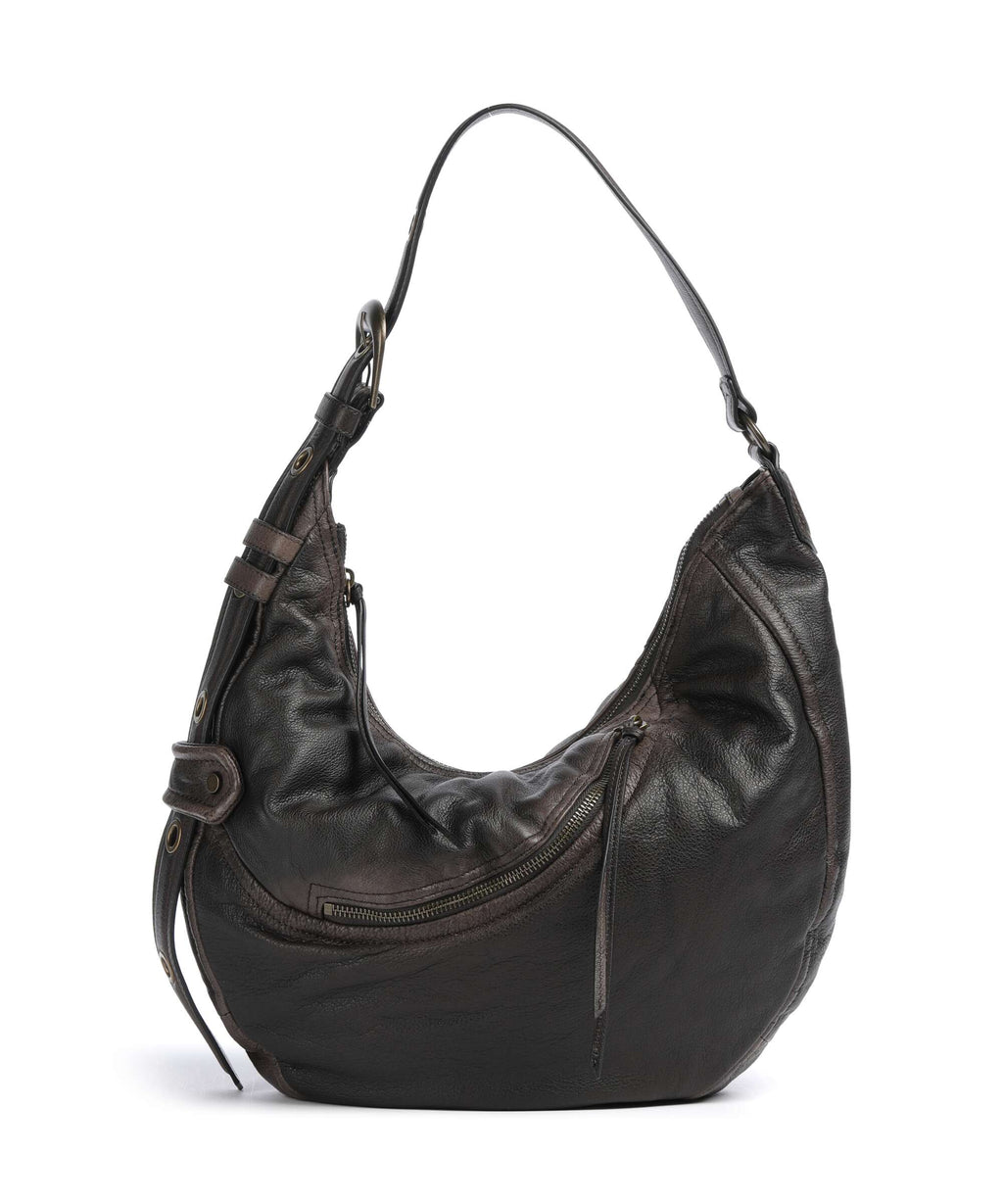 Liebeskind Luna II 3D M Hobo bag deep soil