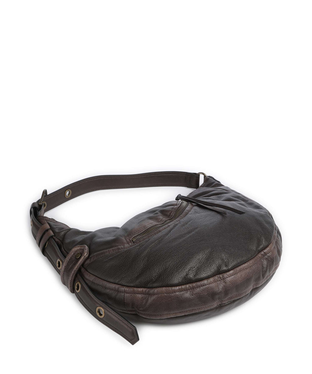 Liebeskind Luna II 3D M Hobo bag deep soil