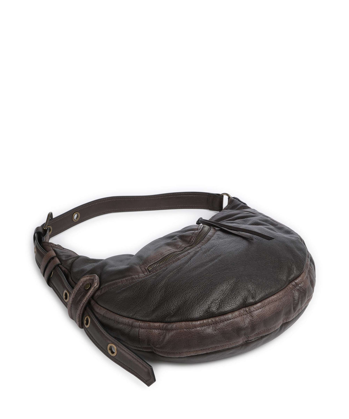 Liebeskind Luna II 3D M Hobo bag deep soil