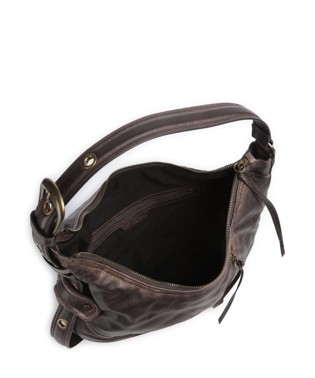Liebeskind Luna II 3D M Hobo bag deep soil