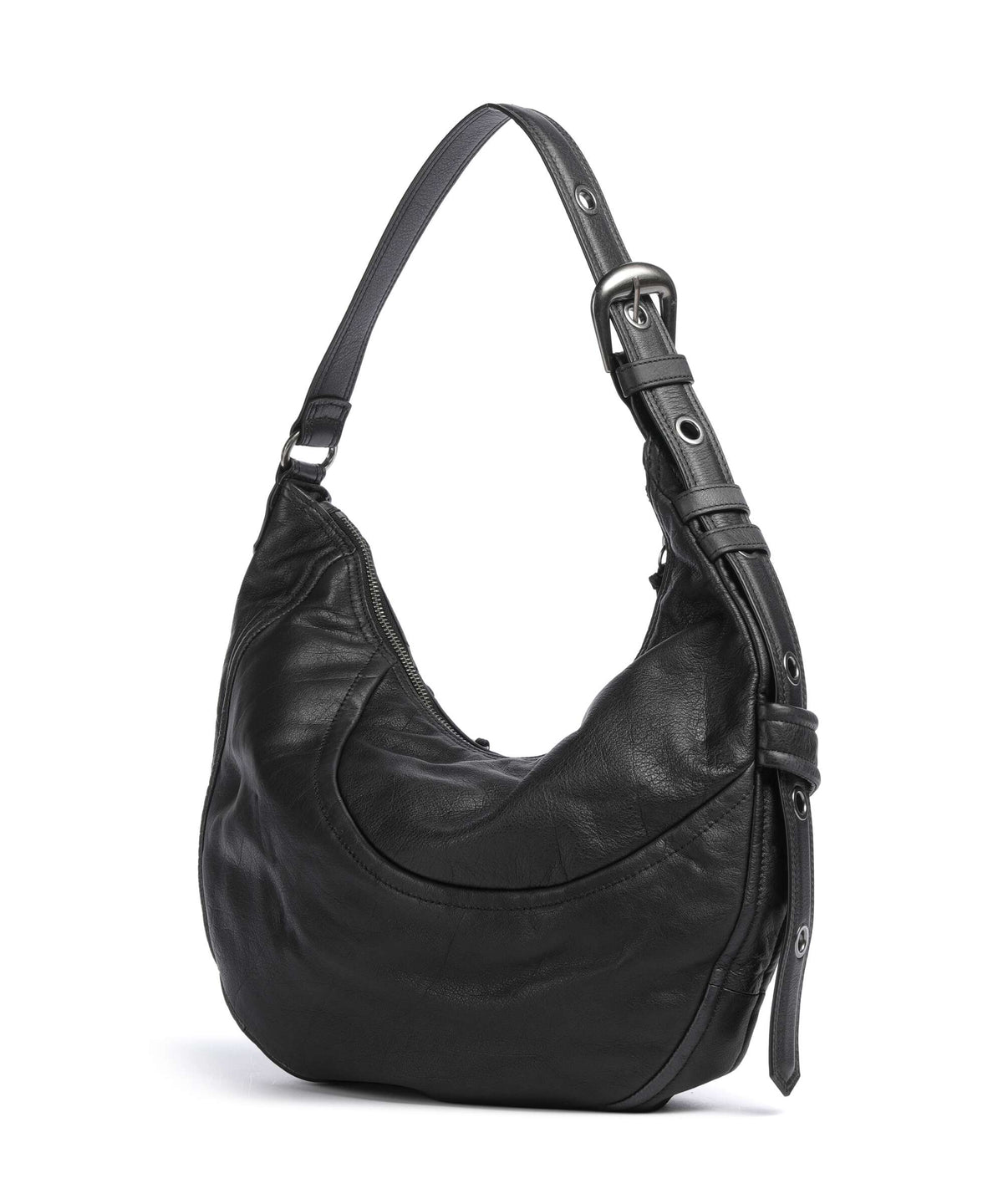 Liebeskind Luna II 3D M Hobo bag black