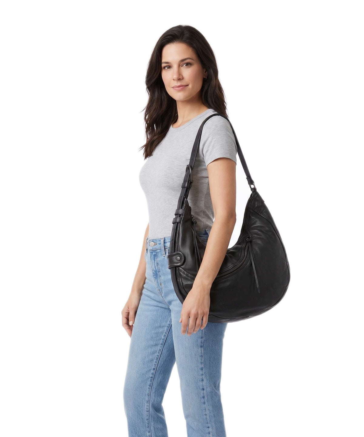 Liebeskind Luna II 3D M Hobo bag black