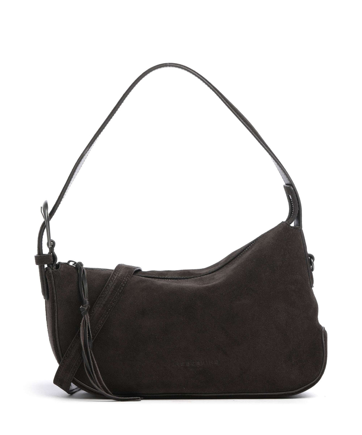Liebeskind Ines Suede M Shoulder bag deep soil