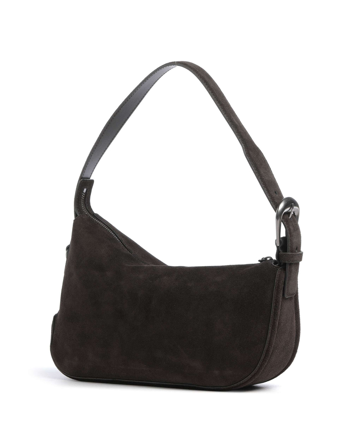 Liebeskind Ines Suede M Shoulder bag deep soil