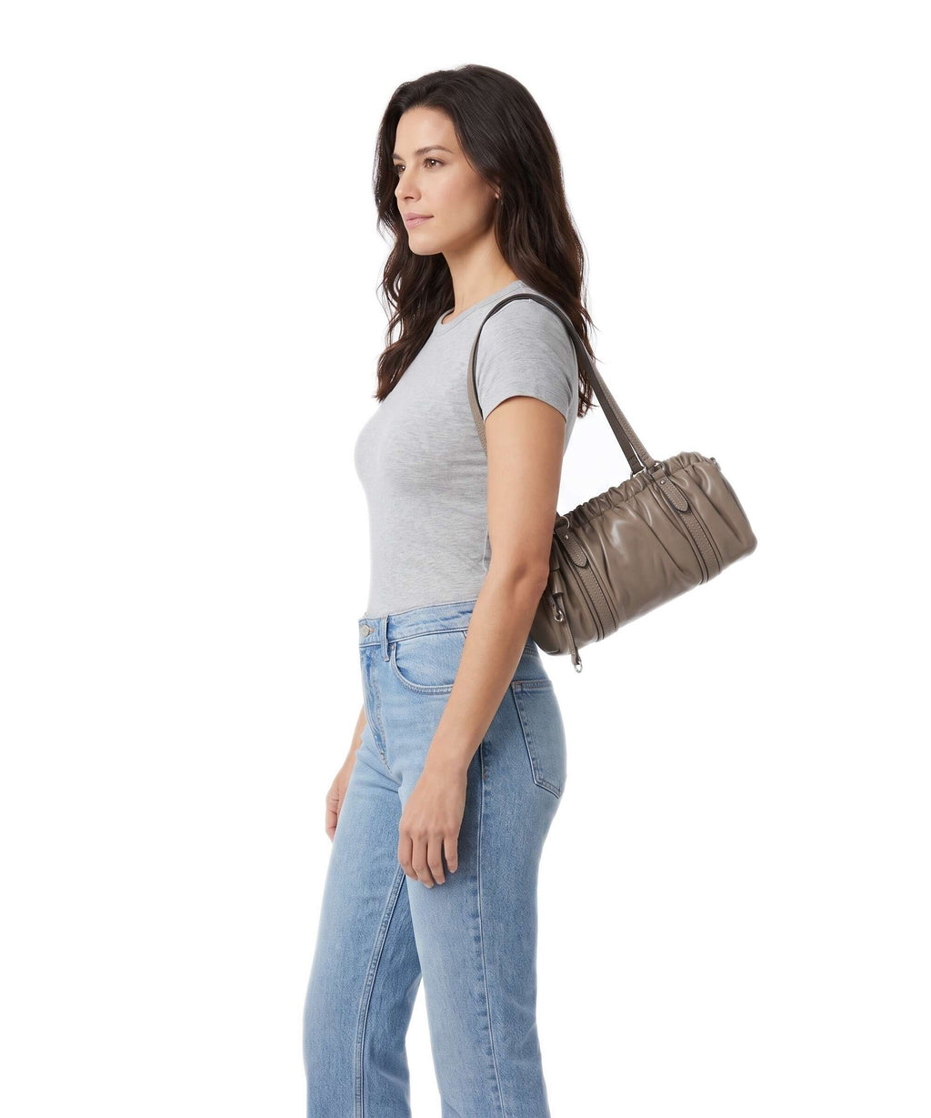 Liebeskind Faye Vintage Goat XS Shoulder bag neutral grey