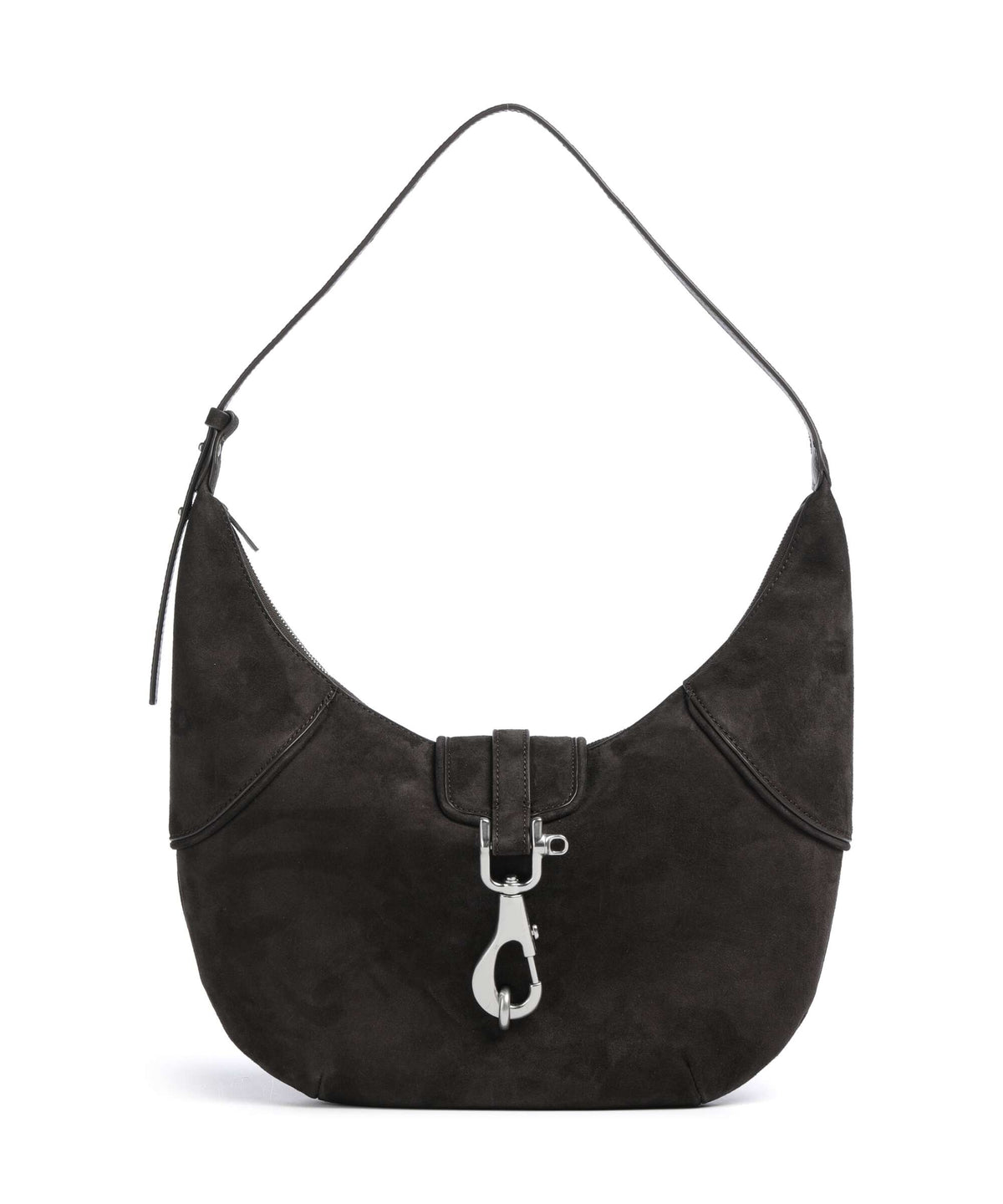 Liebeskind Ryker Suede M Hobo bag deep soil