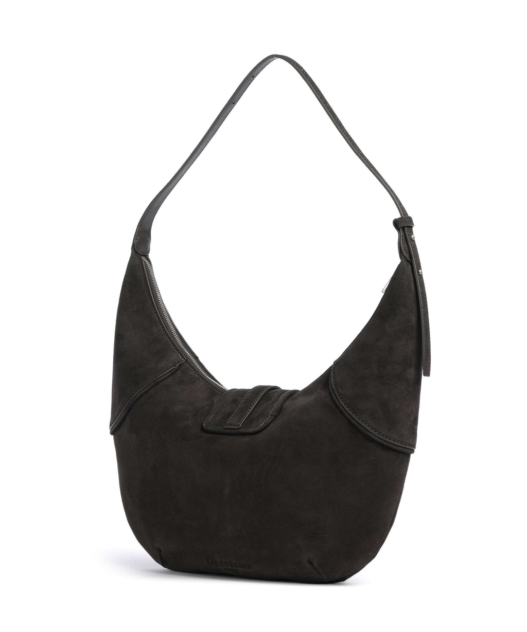 Liebeskind Ryker Suede M Hobo bag deep soil