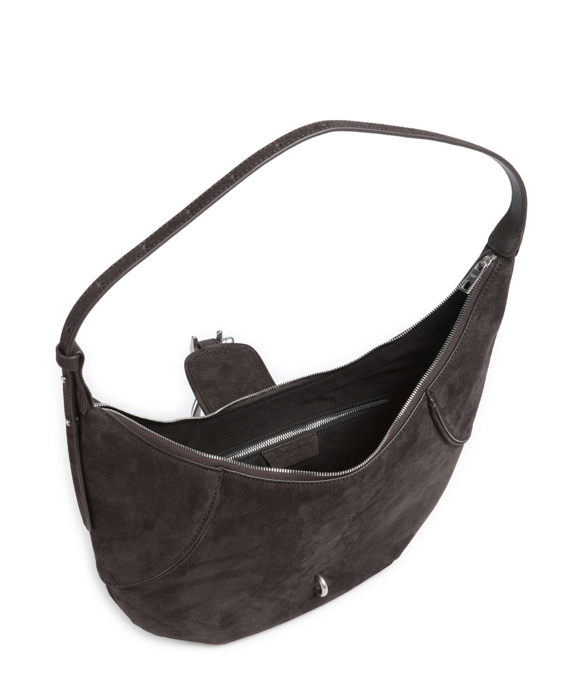 Liebeskind Ryker Suede M Hobo bag deep soil