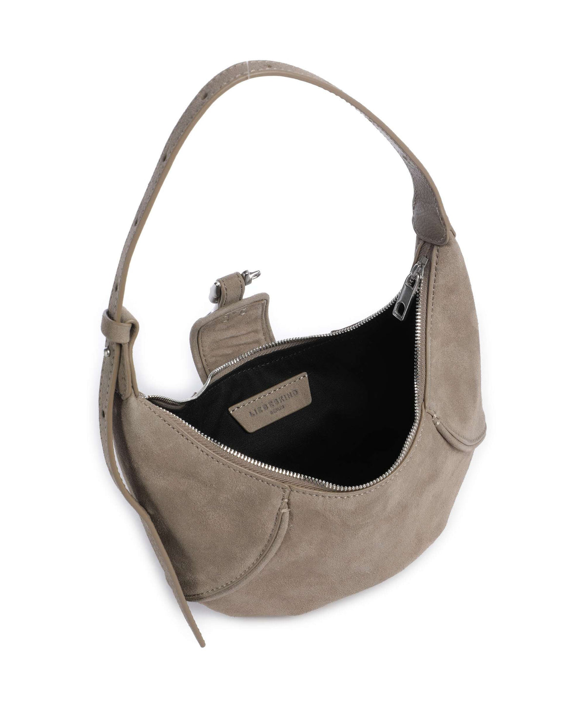 Liebeskind Ryker Suede S Shoulder bag neutral grey