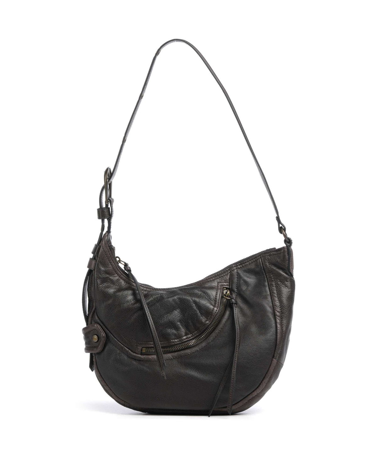 Liebeskind Luna II 3D S Hobo bag deep soil