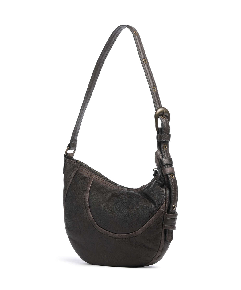 Liebeskind Luna II 3D S Hobo bag deep soil