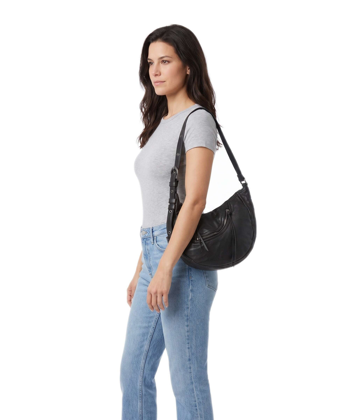 Liebeskind Luna II 3D S Hobo bag black