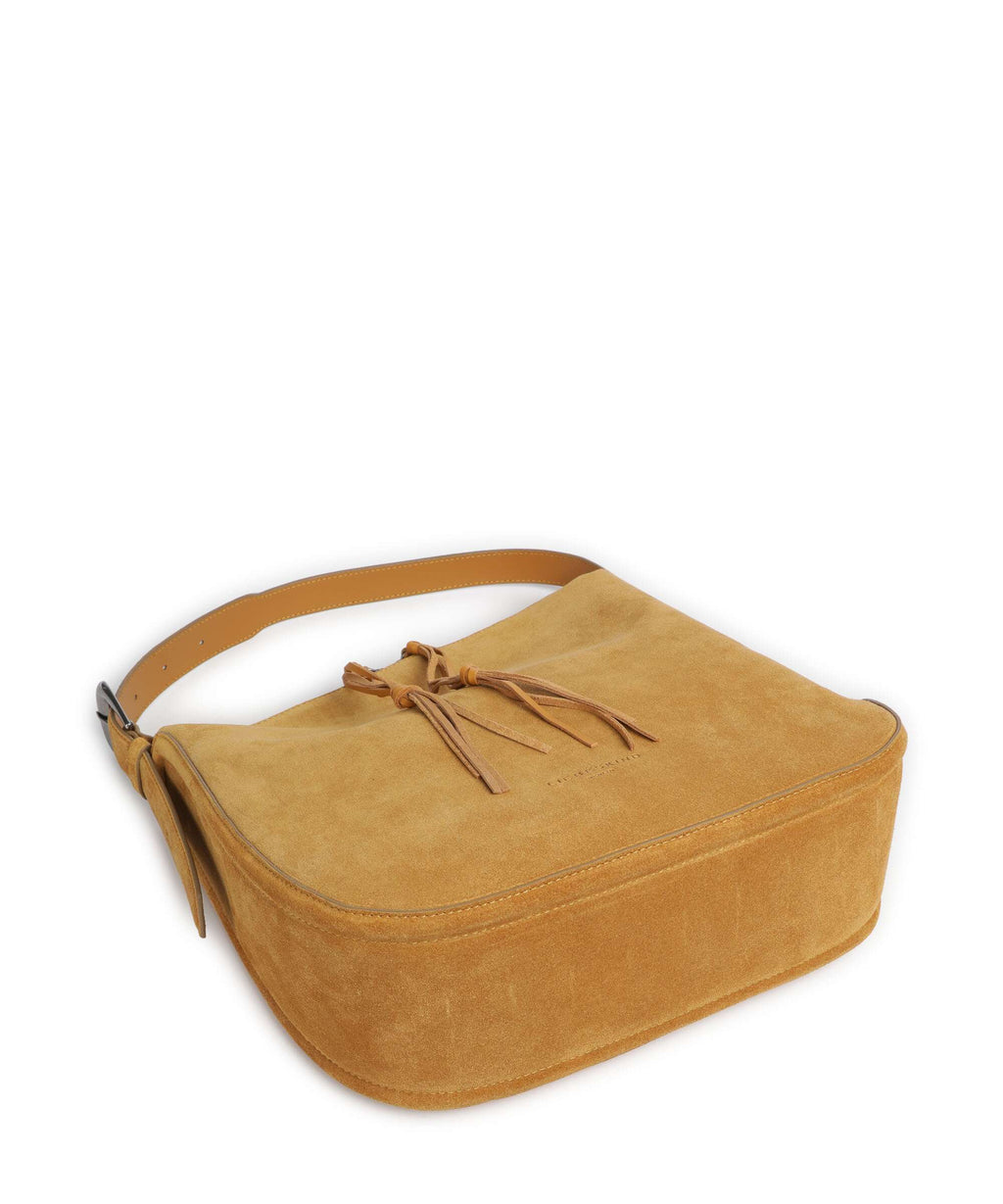 Liebeskind Ines Suede L Hobo bag honey suede