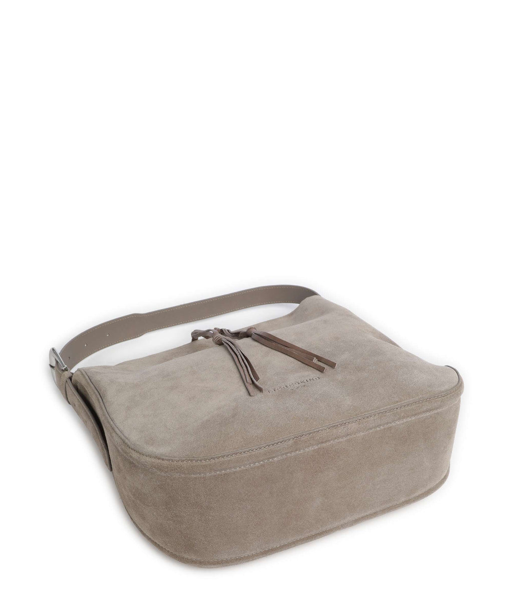 Liebeskind Ines Suede L Hobo bag neutral grey