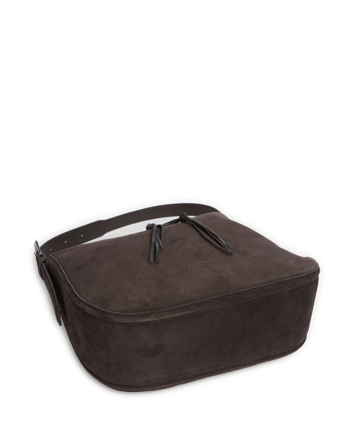 Liebeskind Ines Suede L Hobo bag deep soil