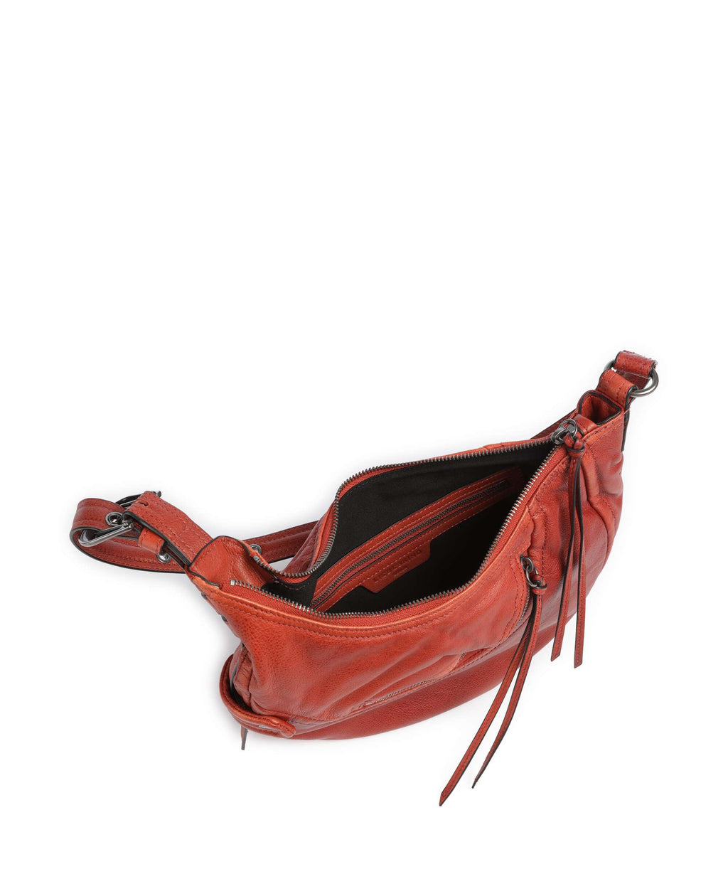Liebeskind Luna II 3D S Hobo bag red rock