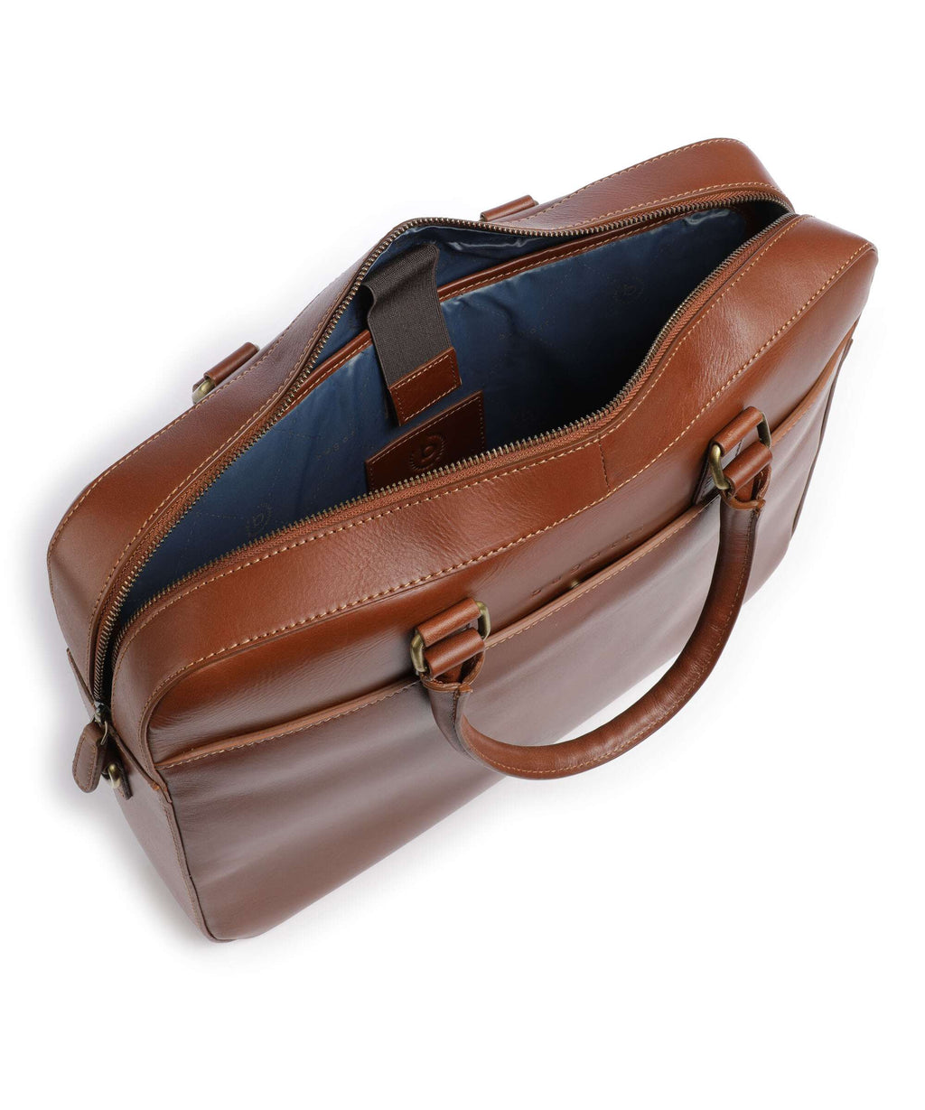 Bugatti Remo Briefcase cognac