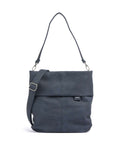 Zwei Mademoiselle.M M12 Hobo bag nubuk blue