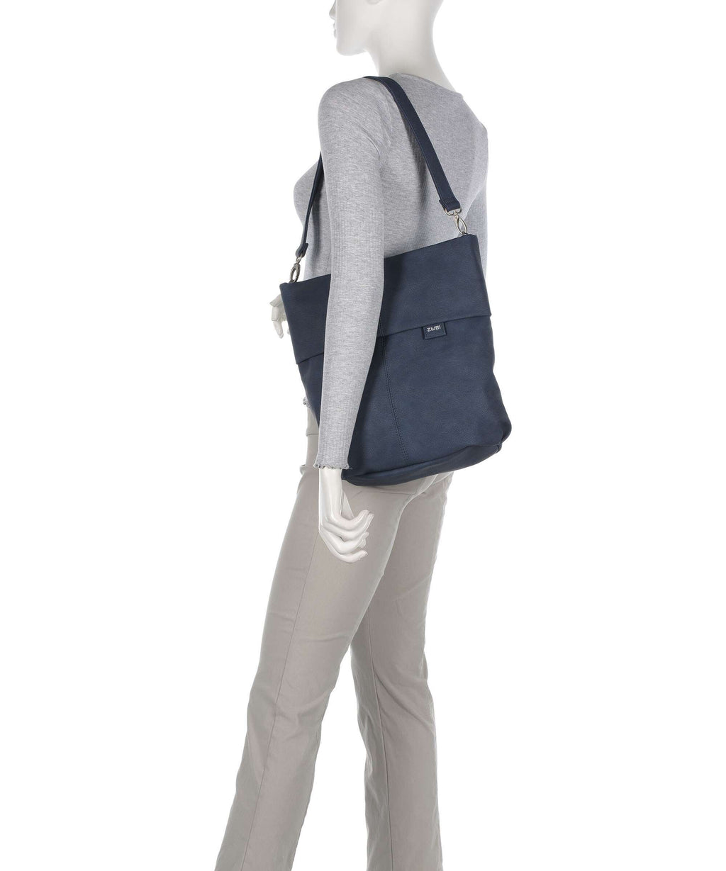 Zwei Mademoiselle.M M12 Hobo bag nubuk blue