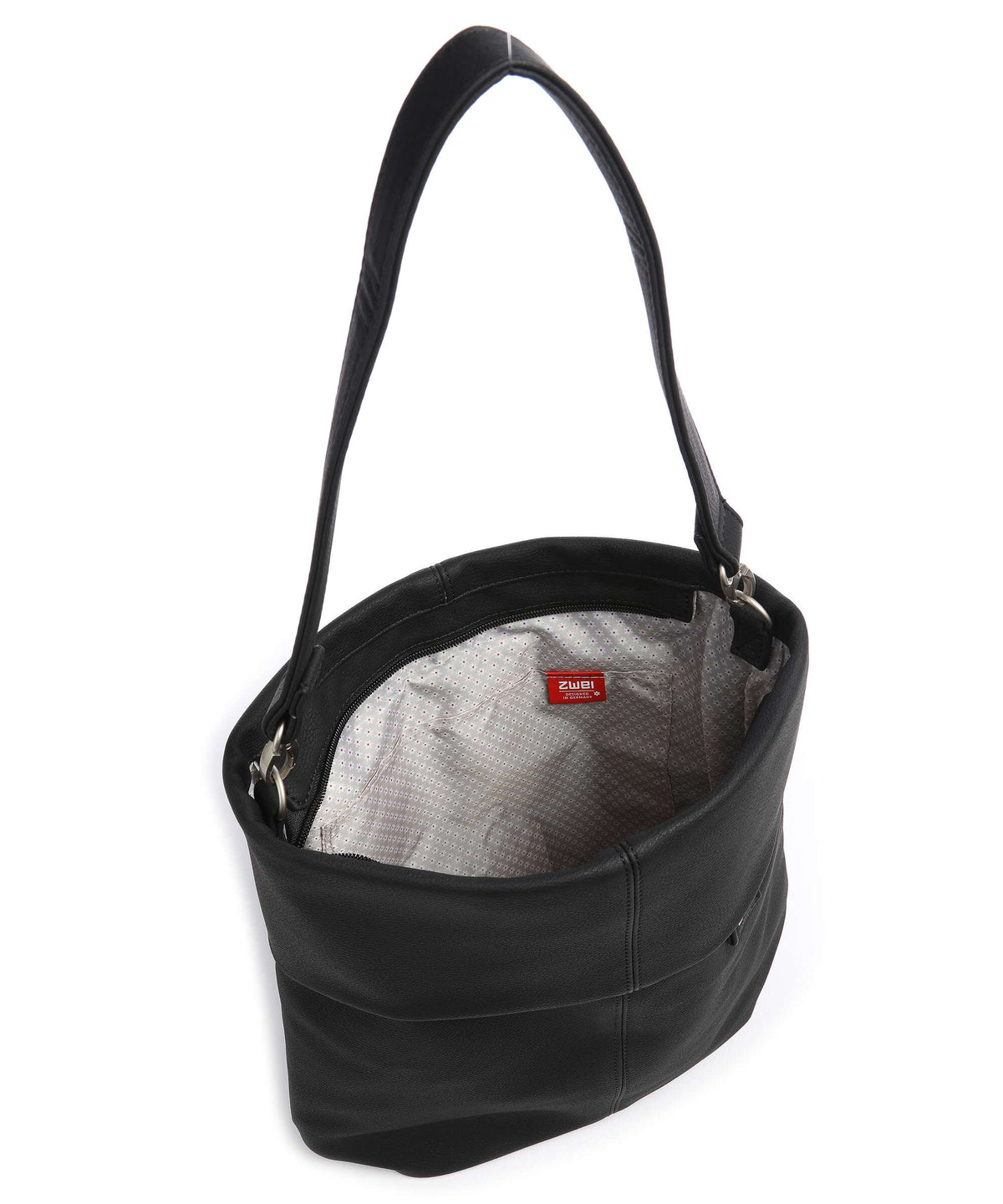 Zwei Mademoiselle.M M12 Hobo bag nubuk black
