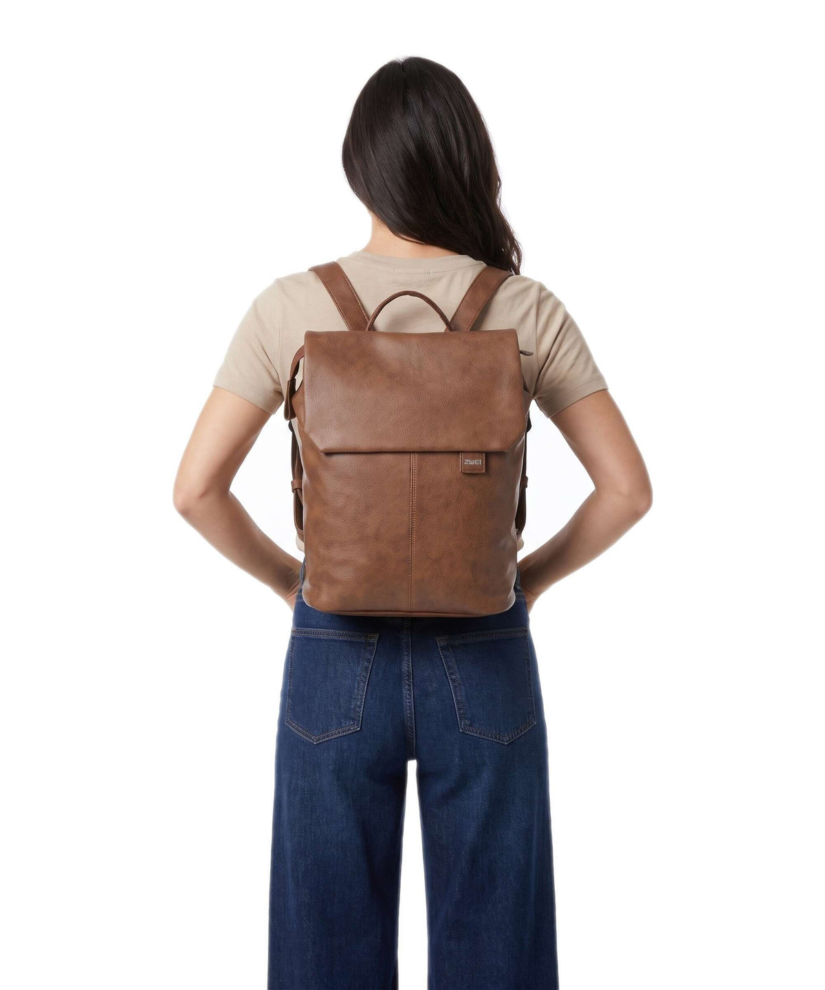 Zwei Mademoiselle.M MR13 Backpack cognac