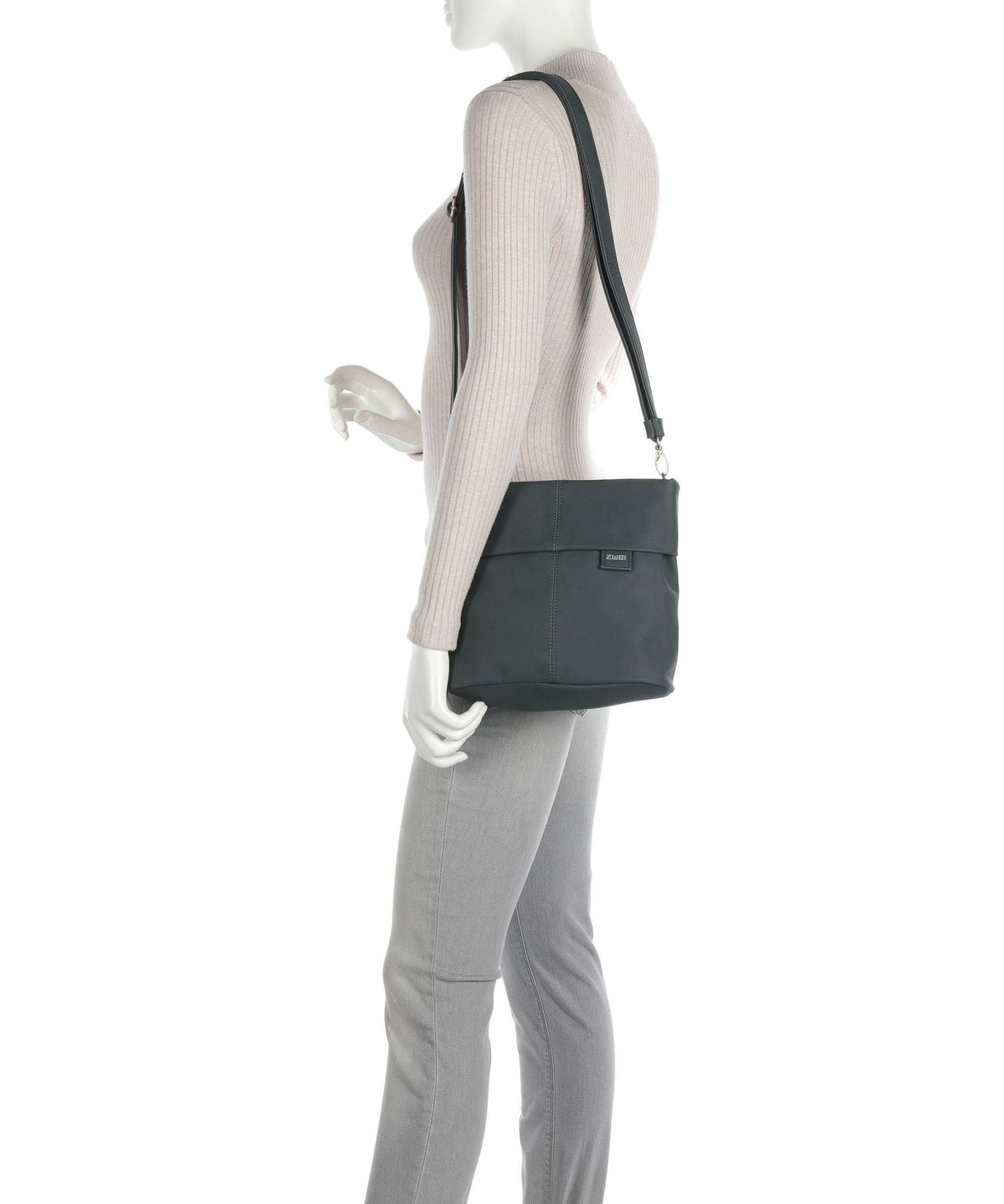 Zwei Mademoiselle.M M8 Shoulder bag velours ash