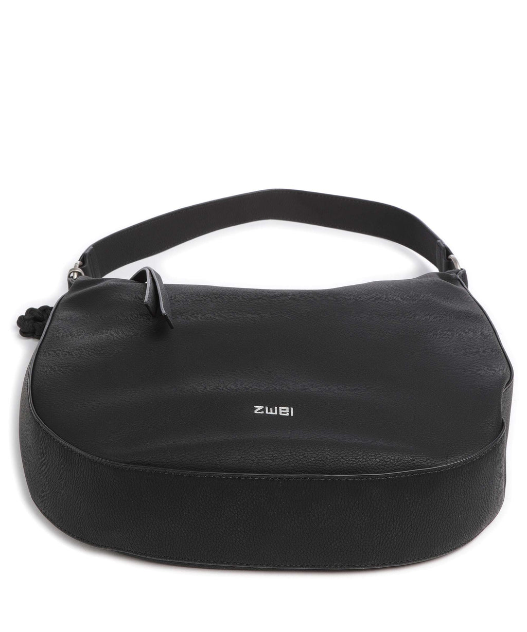 Zwei Yuna YU110 Hobo bag nubuk black