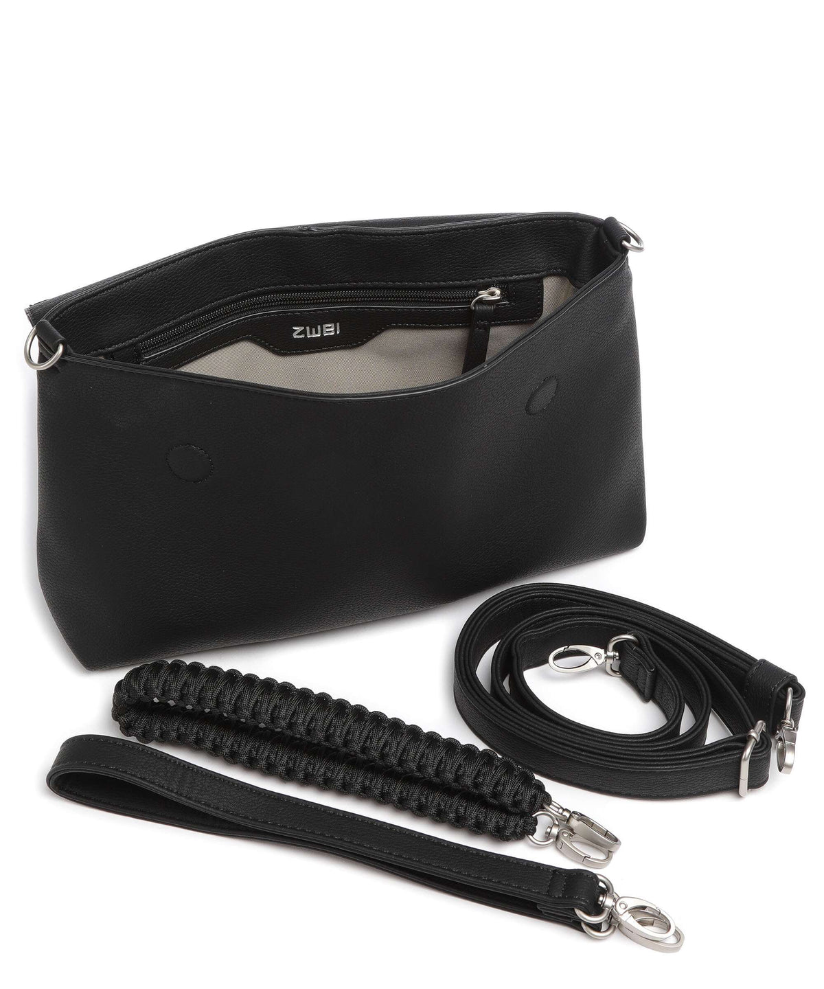 Zwei Yuna YU60 Shoulder bag nubuk black