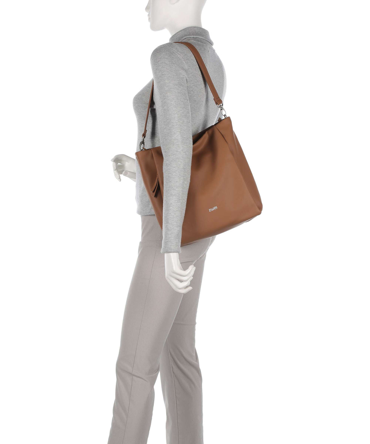 Zwei Yuna YU120 Hobo bag hazel