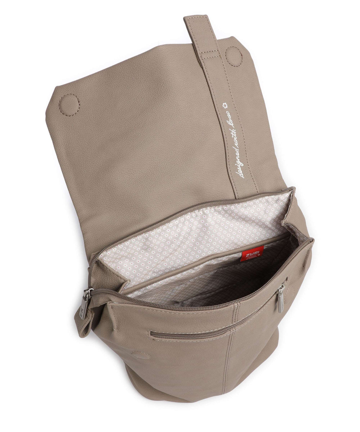 Zwei Mademoiselle.M MR13 Backpack nubuk/cappuccino