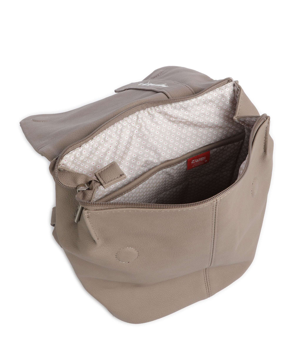Zwei Mademoiselle.M MR8 Backpack nubuk cappuccino