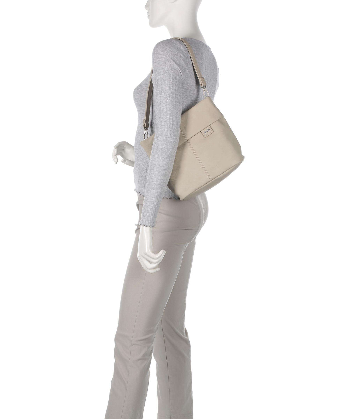 Zwei Mademoiselle.M M8 Shoulder bag nubuk linen