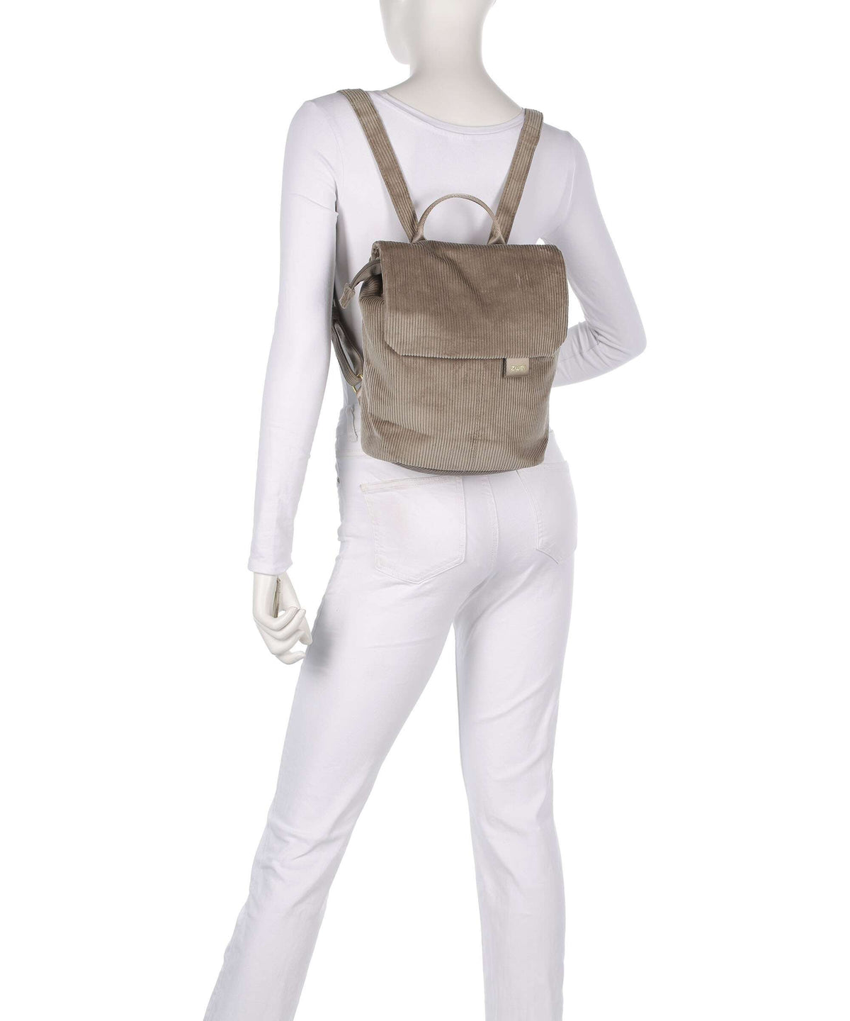 Zwei Mademoiselle.M MR8 Backpack cord mocca