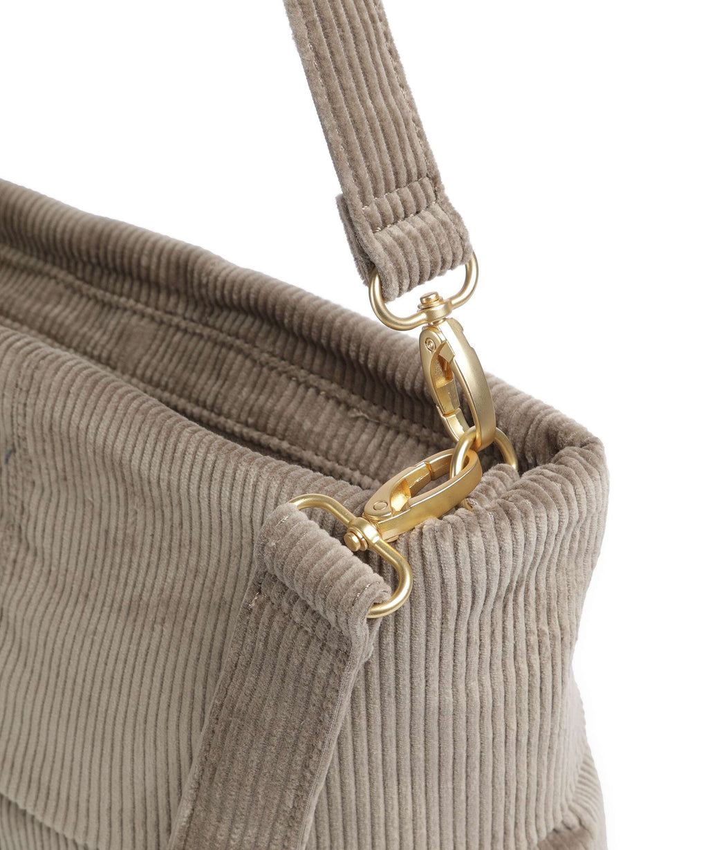 Zwei Mademoiselle.M M12 Hobo bag cord mocca