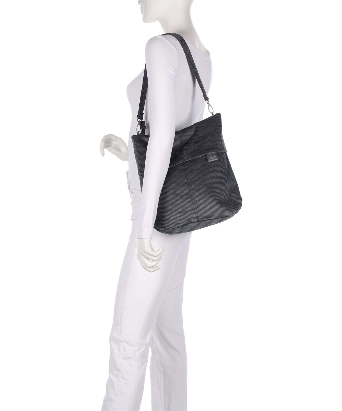 Zwei Mademoiselle.M M12 Hobo bag cord polar