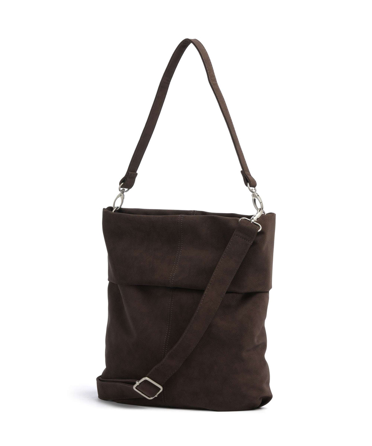 Zwei Mademoiselle.M M12 Hobo bag nubuk/espresso