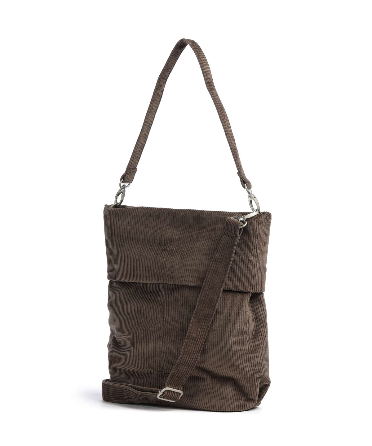 Zwei Mademoiselle.M M12 Hobo bag cord/wood