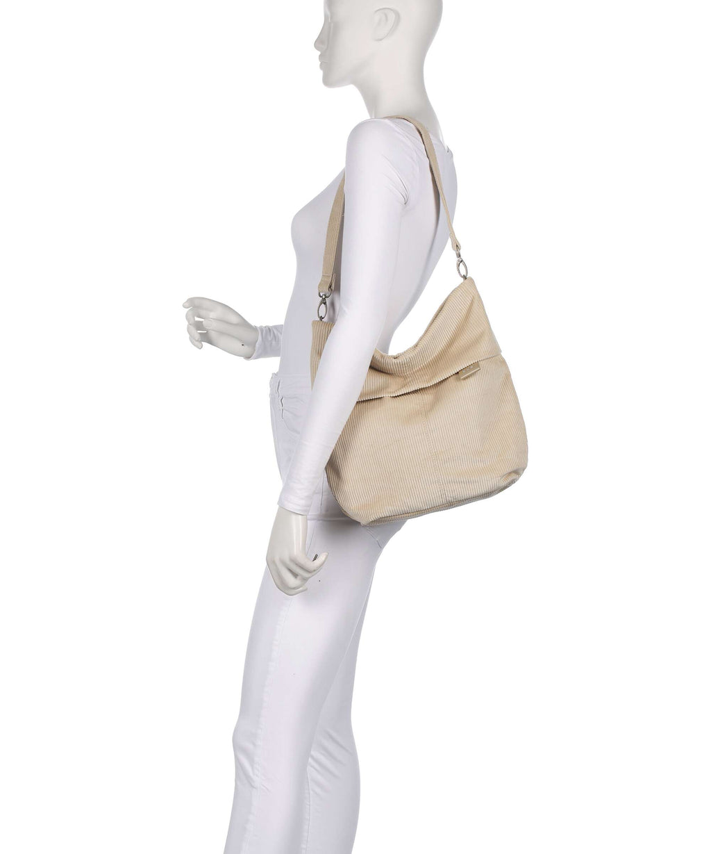 Zwei Mademoiselle.M M12 Hobo bag cord/creme