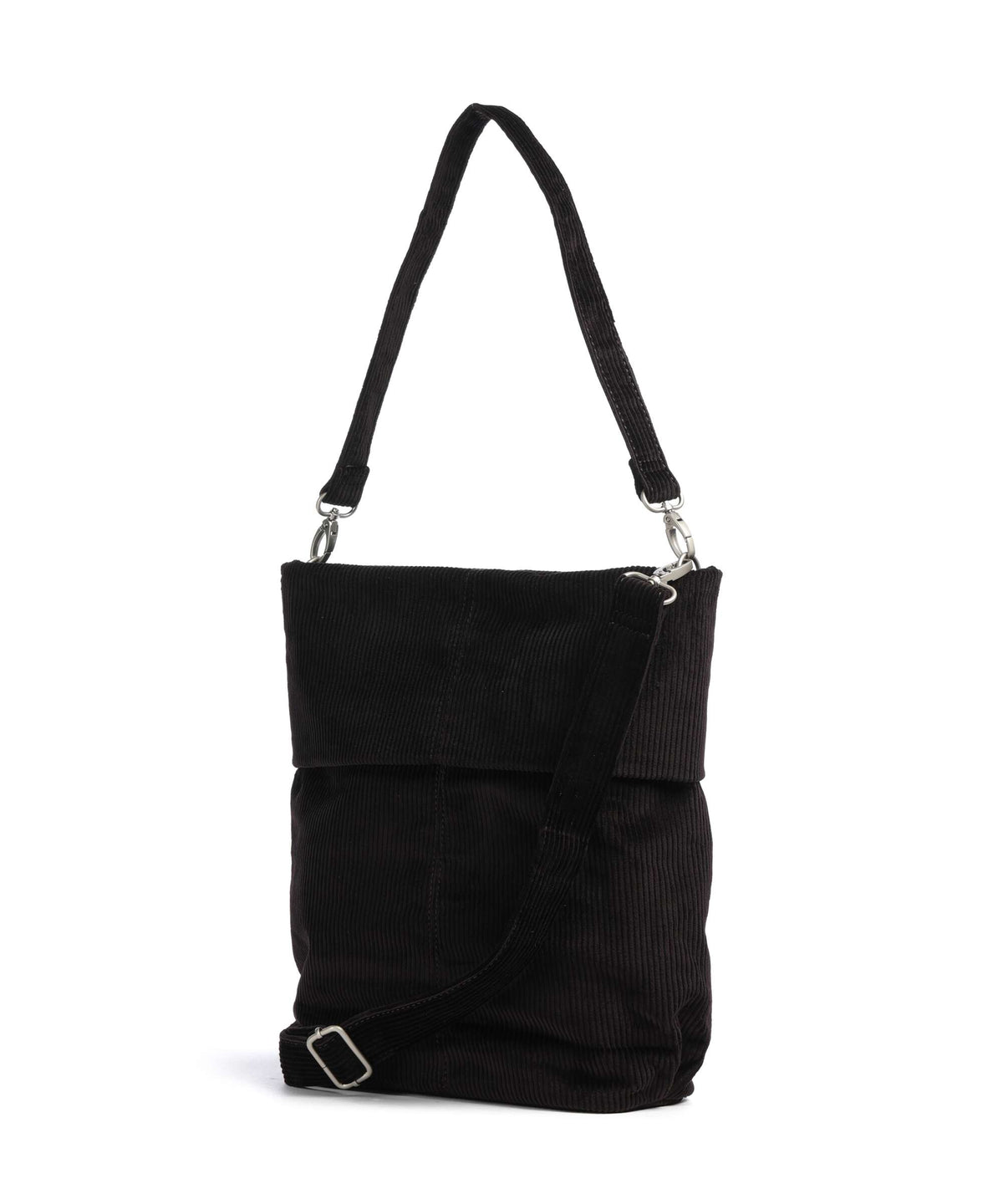 Zwei Mademoiselle.M M12 Hobo bag cord/espresso