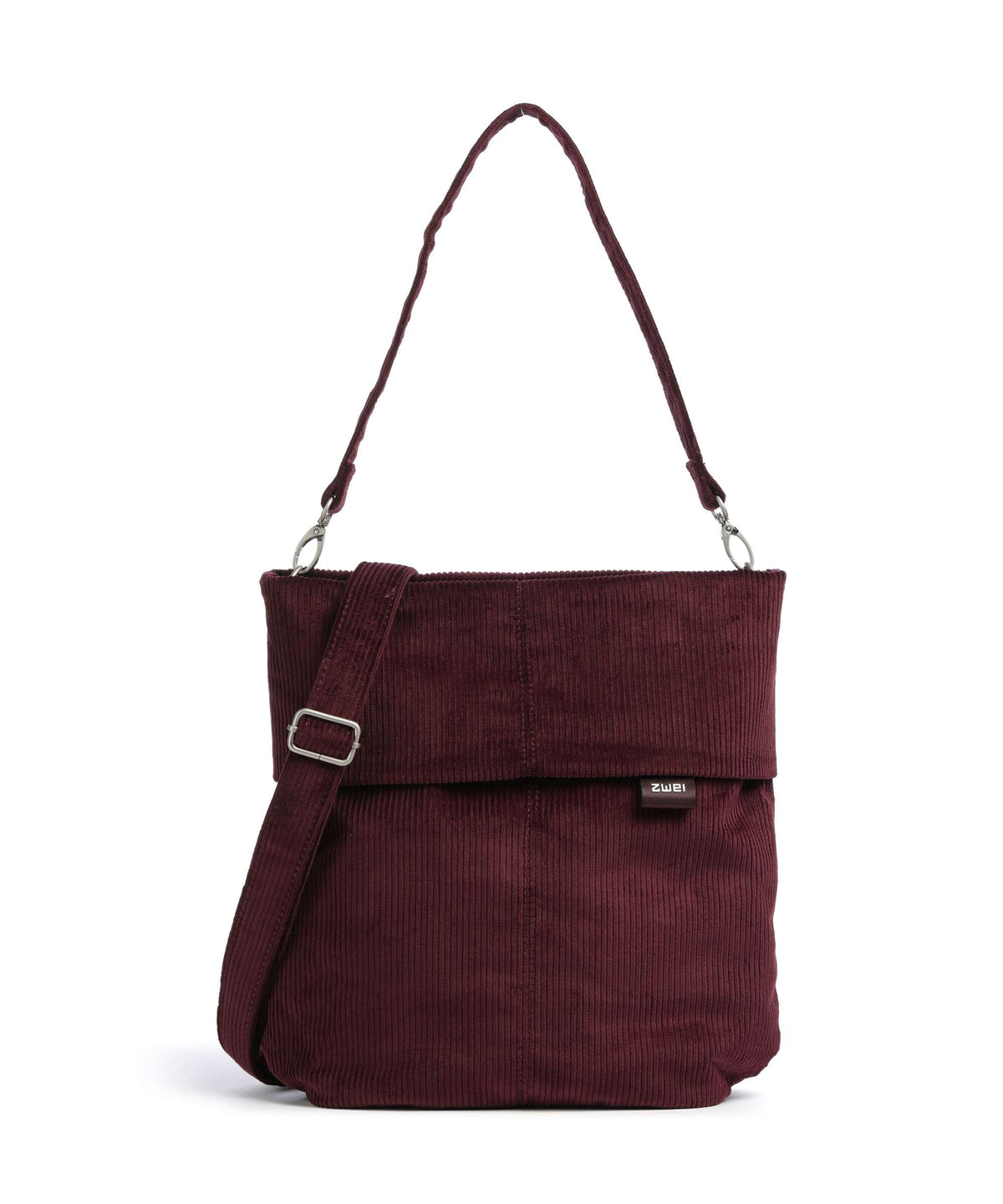 Zwei Mademoiselle.M M12 Hobo bag cord/bordeaux