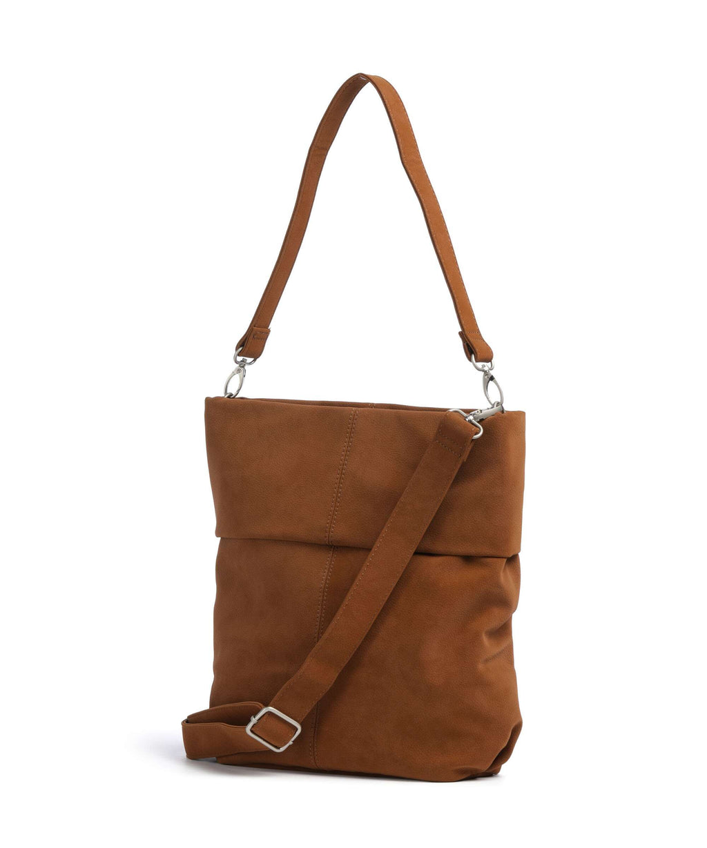 Zwei Mademoiselle.M M12 Hobo bag nubuk/cognac