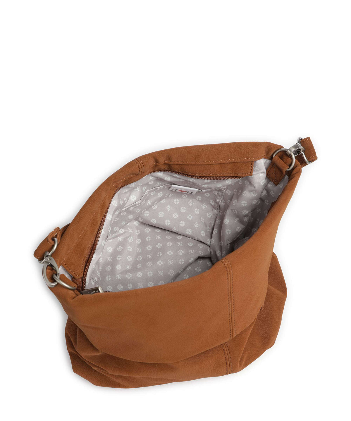 Zwei Mademoiselle.M M12 Hobo bag nubuk/cognac