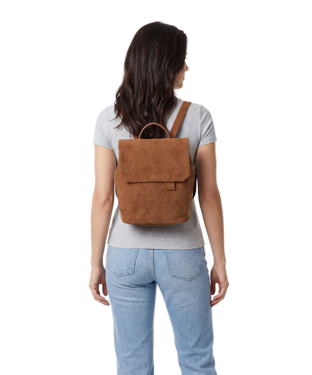Zwei Mademoiselle.M MR8 Backpack nubuk/cognac