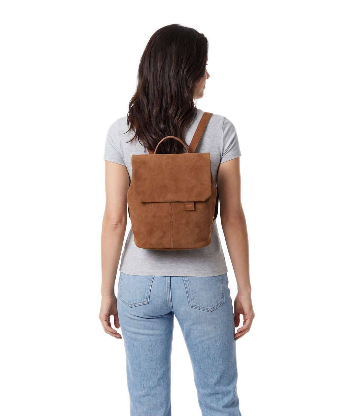 Zwei Mademoiselle.M MR8 Backpack nubuk/cognac