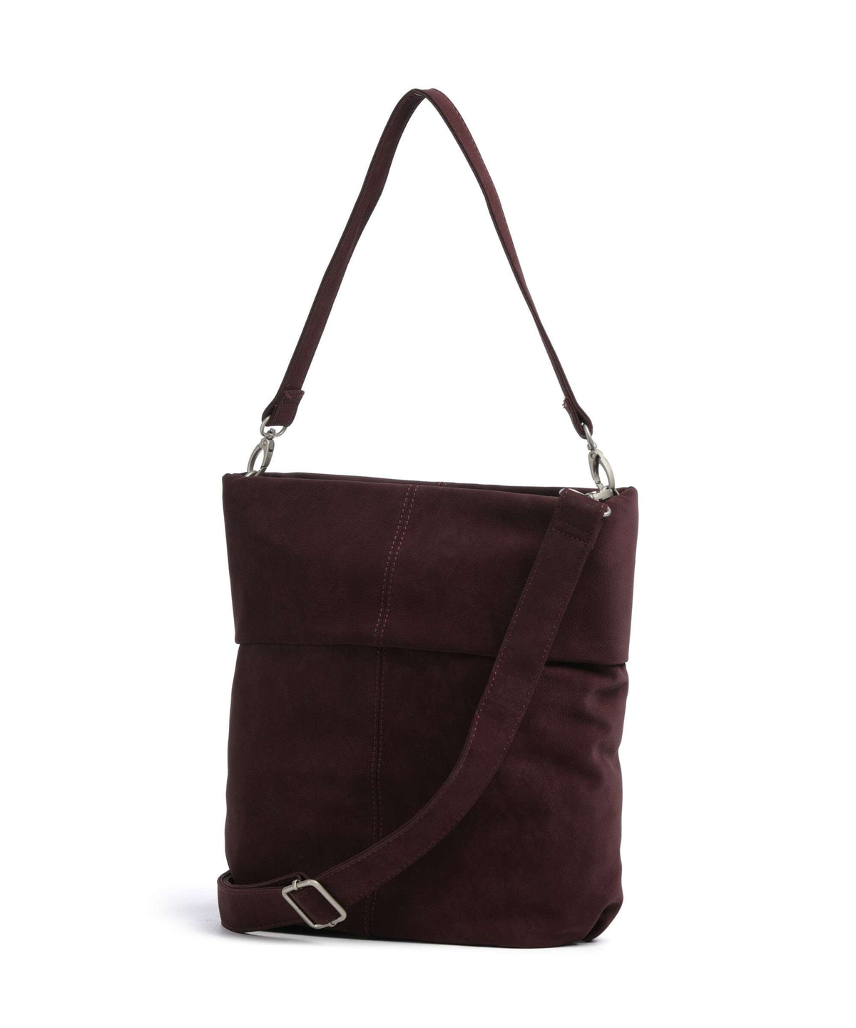Zwei Mademoiselle.M M12 Hobo bag nubuk/bordeaux