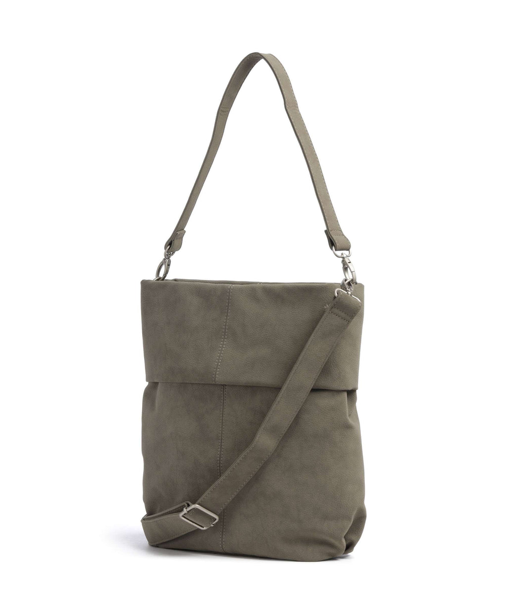 Zwei Mademoiselle.M M12 Hobo bag nubuk/mud
