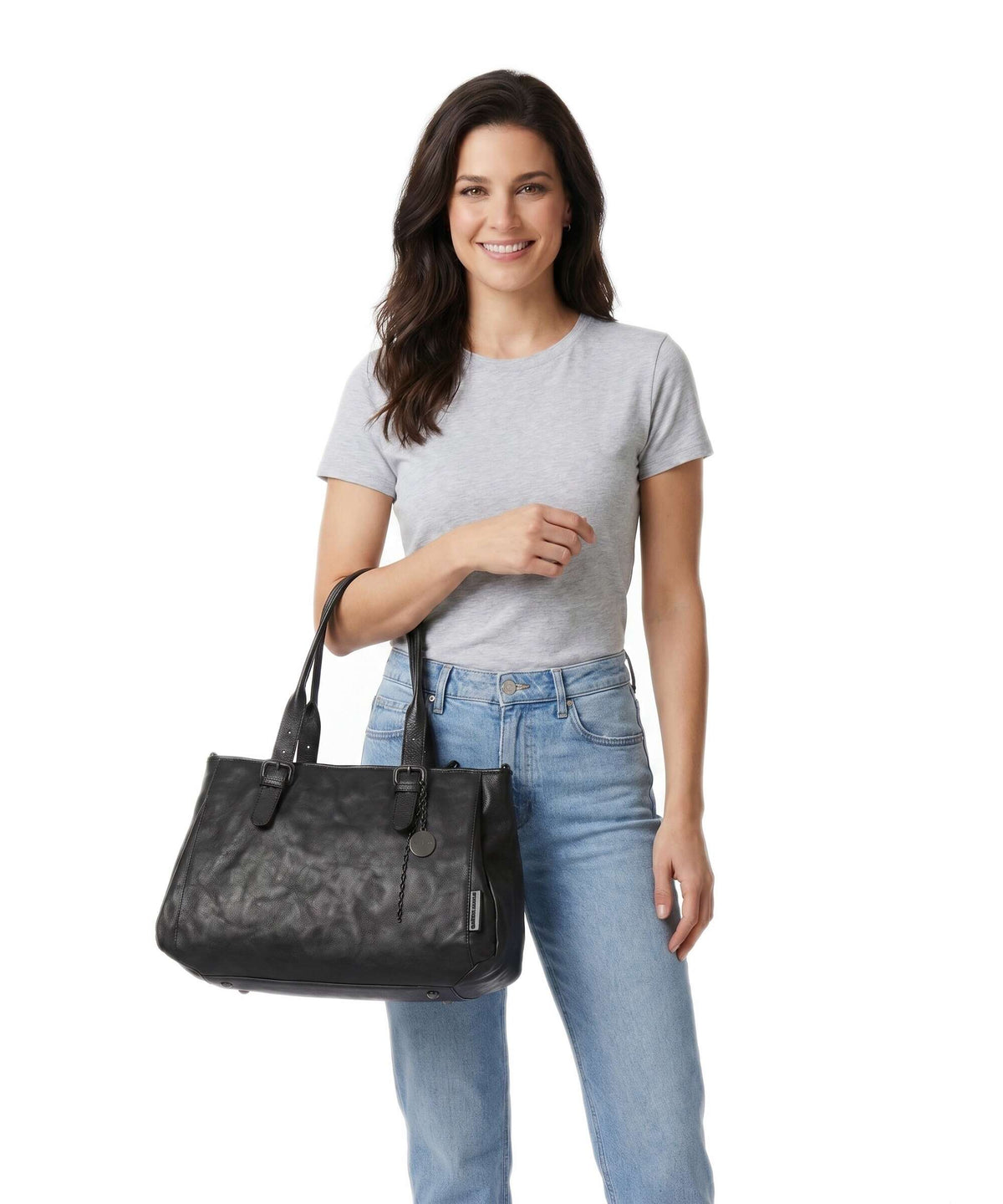 Aunts & Uncles Grandma's Luxury Club Mrs. Shortbread Tote bag black smoke