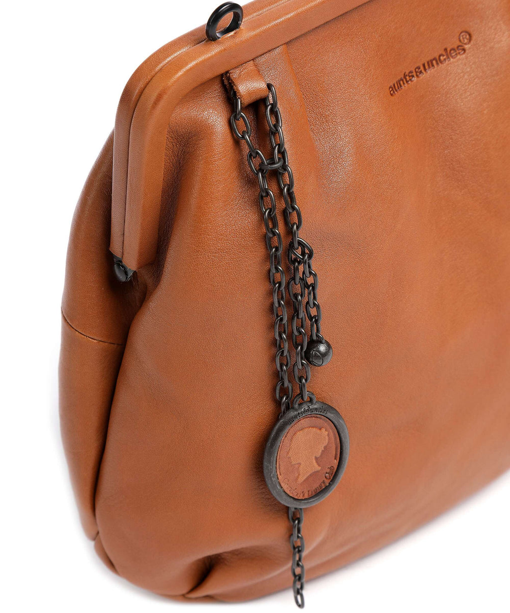 Aunts & Uncles Grandma's Luxury Club Mrs. Fortune Cookie Crossbody bag caramel